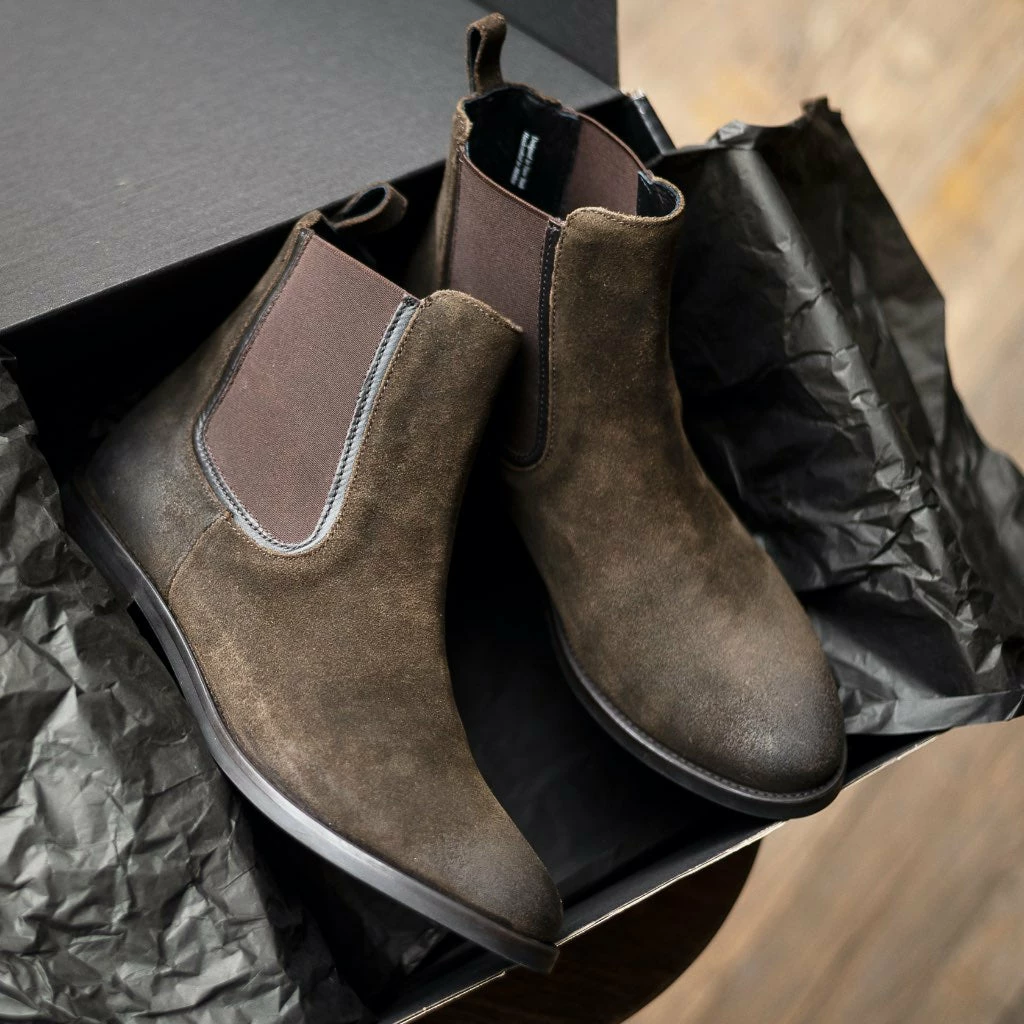 Thursday Boots - Women's Duchess | Dark Olive Suede 9 Thursday Boots - Women's Duchess | Dark Olive Suede