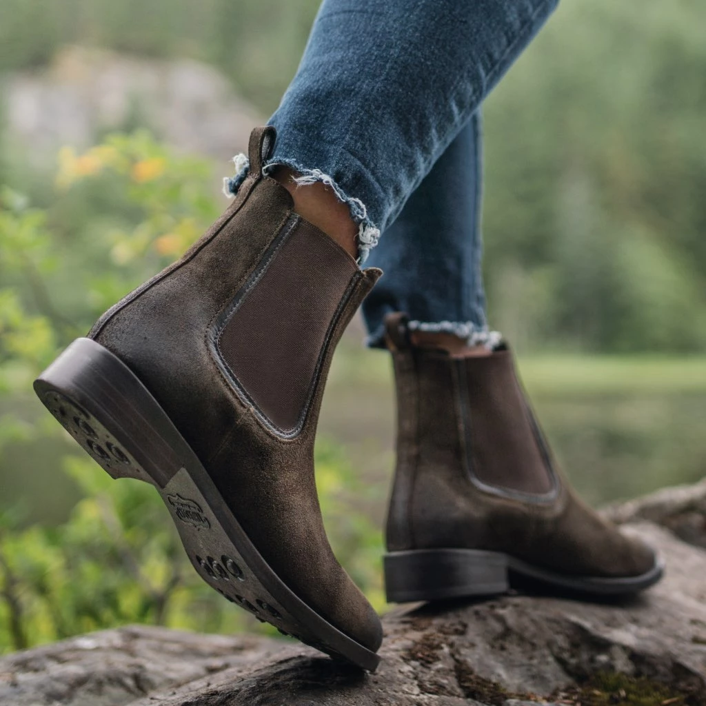 Thursday Boots - Women's Duchess | Dark Olive Suede 8 Thursday Boots - Women's Duchess | Dark Olive Suede