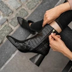 Thursday Boots - Women's Heartbreaker | Black Croco