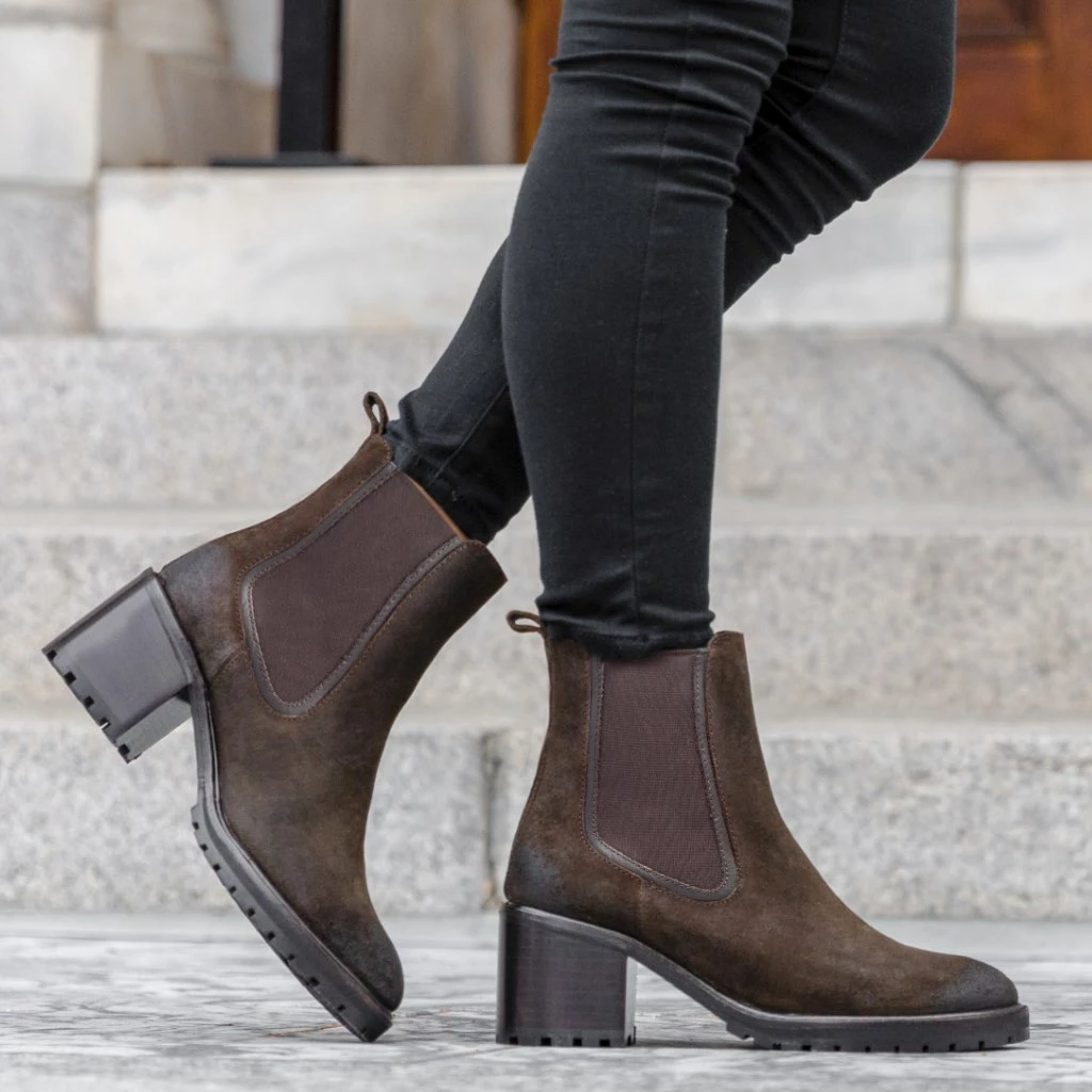 Thursday Boots - Women's Knockout | Dark Olive Suede 9 Thursday Boots - Women's Knockout | Dark Olive Suede