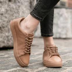 Thursday Boots - Women's Sneakers Women's Premier Low Top | Natural Vachetta