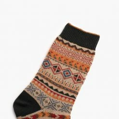 Thursday Boots - Accessories Socks Women's Sodello Geo Sock | Ginger Spice