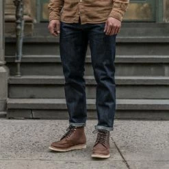 Thursday Threads - Unbranded Selvedge Tapered Jeans | Indigo (Tapered)