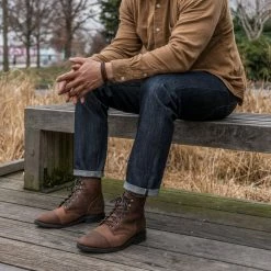 Thursday Threads - Unbranded Selvedge Tapered Jeans | Indigo (Tapered)