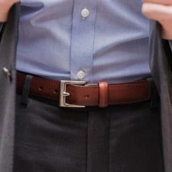 Thursday Boots - Accessories Men's Classic Leather Belt | Brandy Belts & Wallets