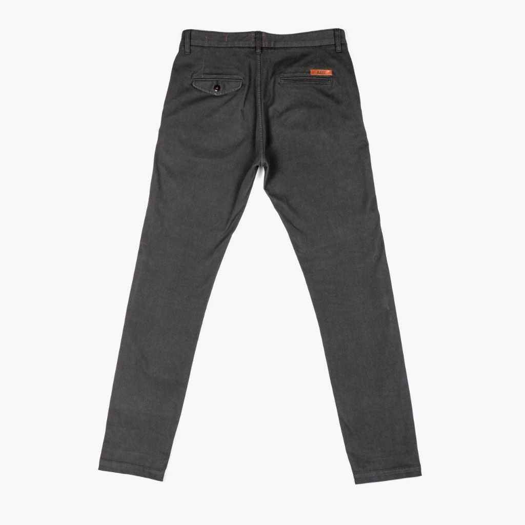 Thursday Threads - Kato Axe Slim Fit Chinos | Charcoal 4 Thursday Threads - Kato Axe Slim Fit Chinos | Charcoal