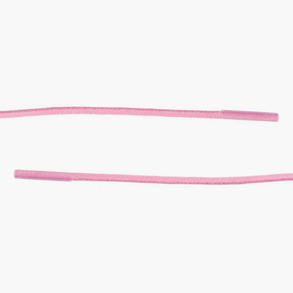 Thursday Boots - Accessories Shoe Care & Laces Round Waxed Cotton Laces | Pink 4 Thursday Boots - Accessories Shoe Care & Laces Round Waxed Cotton Laces | Pink