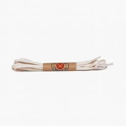 Thursday Boots - Accessories Flat Waxed Cotton Laces | Cream