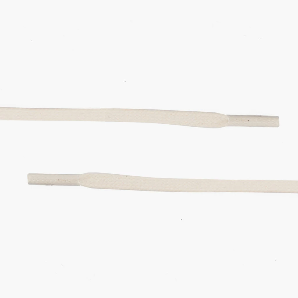 Thursday Boots - Accessories Flat Waxed Cotton Laces | Cream 4 Thursday Boots - Accessories Flat Waxed Cotton Laces | Cream