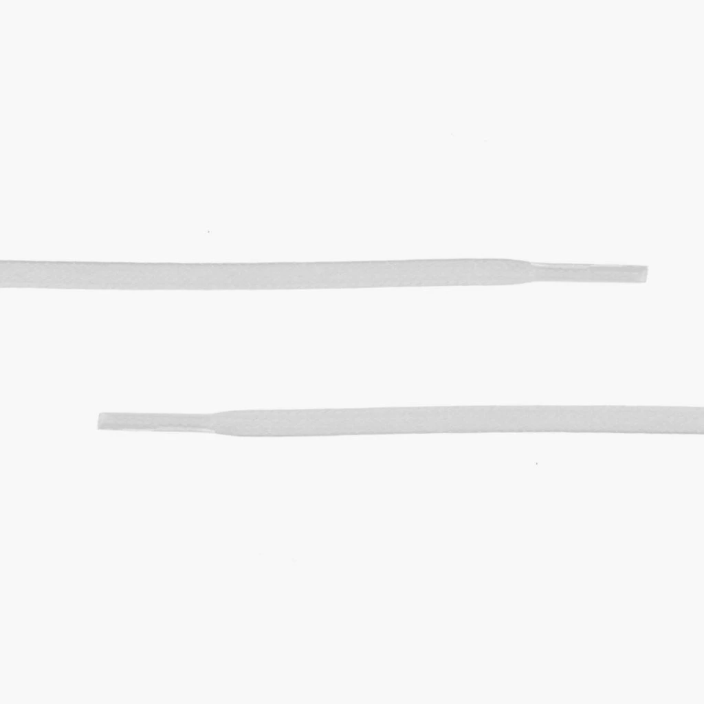 Thursday Boots - Accessories Flat Waxed Cotton Laces | White 4 Thursday Boots - Accessories Flat Waxed Cotton Laces | White