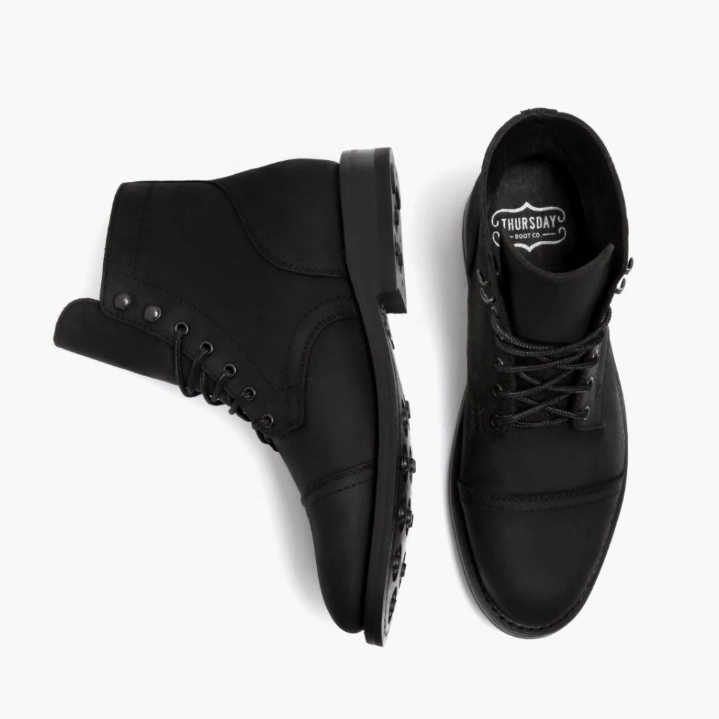 Thursday Boots - Men's Captain | Black Matte 5 Thursday Boots - Men's Captain | Black Matte