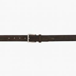 Thursday Boots - Accessories Women's Classic Leather Belt | Dark Olive Suede