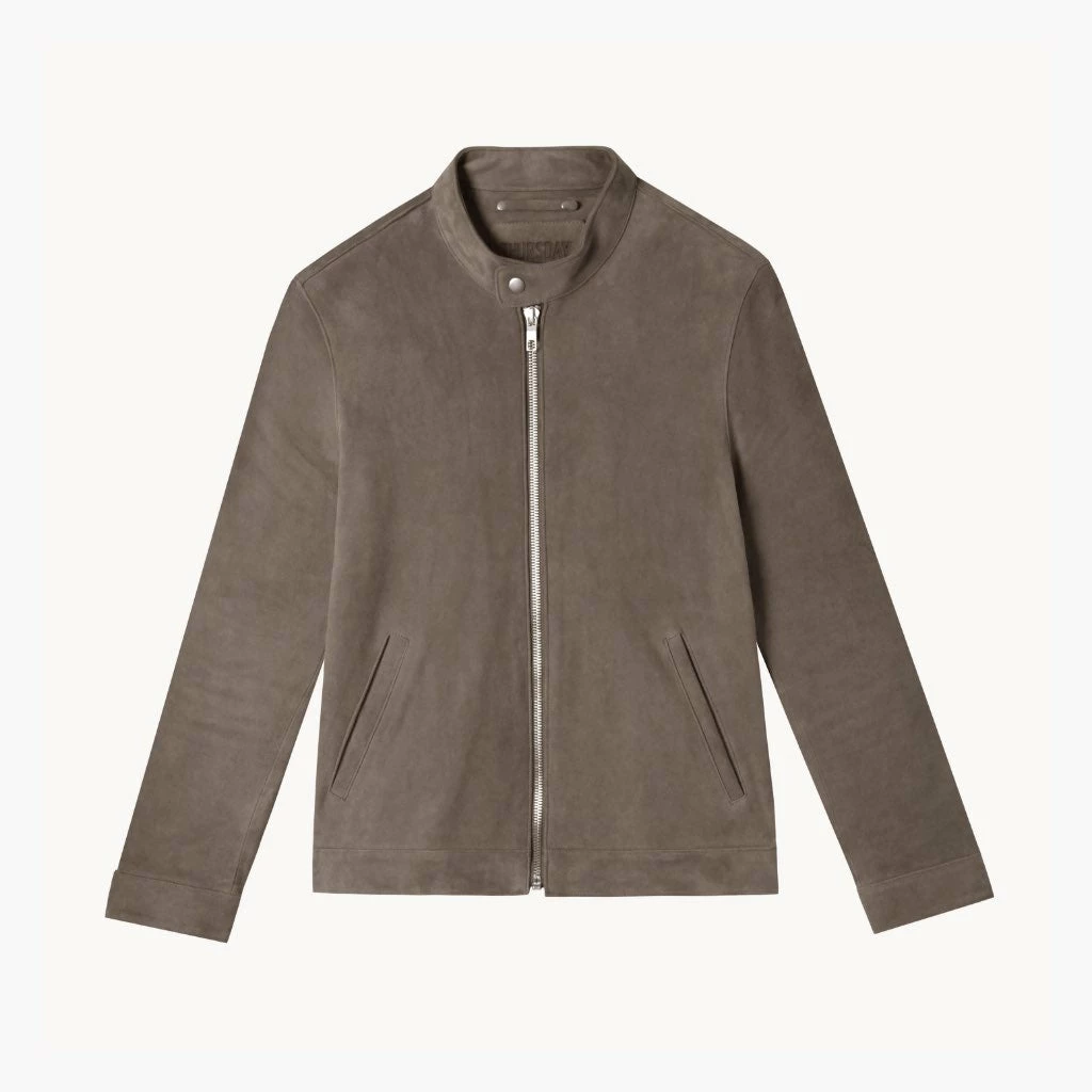 Thursday - Men's Jackets Racer Jacket | Taupe 5 Thursday - Men's Jackets Racer Jacket | Taupe