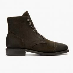 Thursday Boots - Women's Captain | Dark Olive Suede