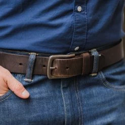 Thursday Boots - Accessories Men's Heritage Leather Belt | Tobacco 7 Thursday Boots - Accessories Men's Heritage Leather Belt | Tobacco